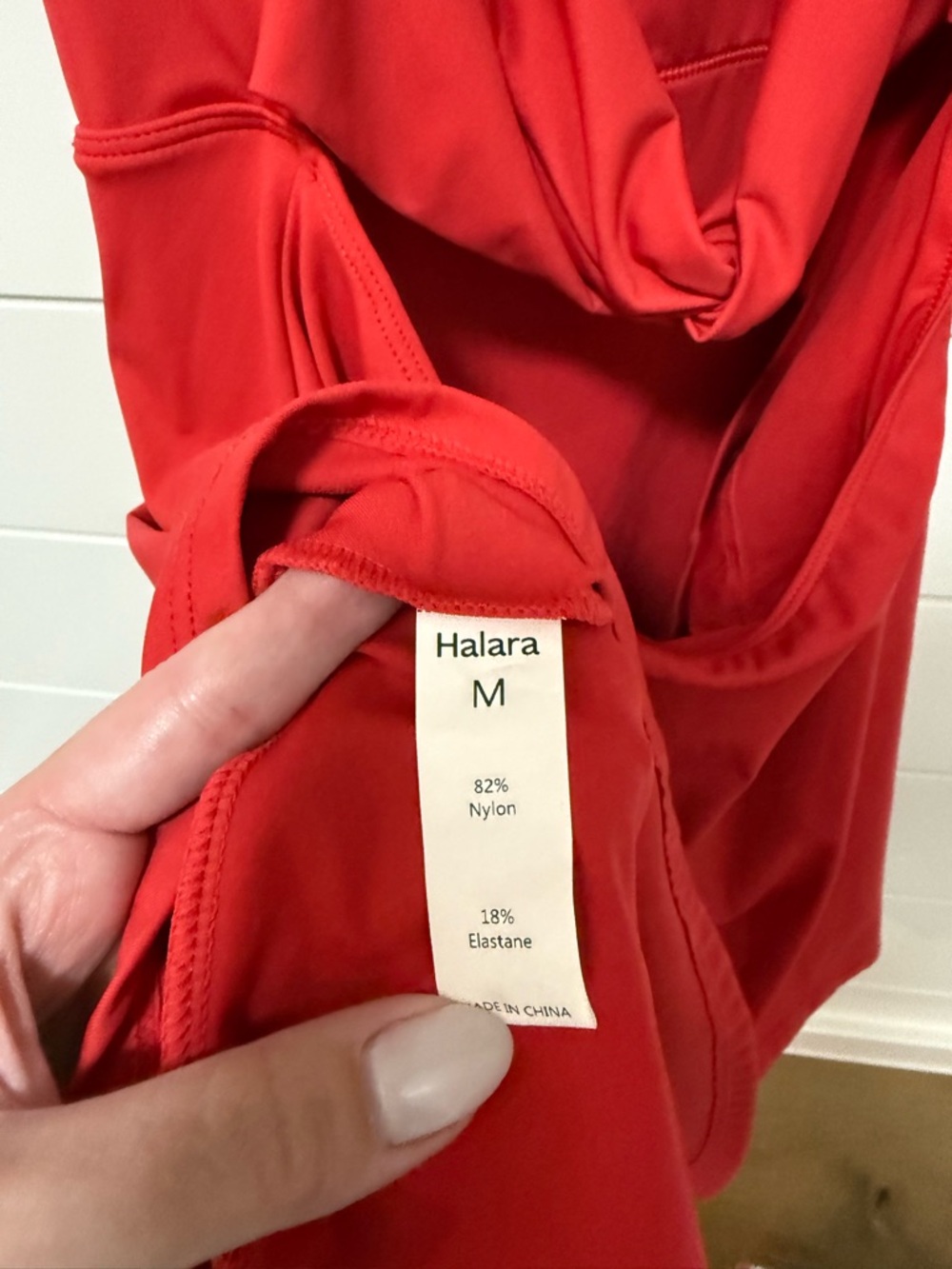 HALARA Red Athletic Tank Dress NWOT - Picture 2 of 3